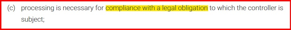 GDPR Article 6 c